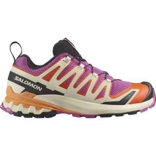 Salomon Damen Trailrunningschuhe SHOES XA PRO 3D V9 W Rose - Rosenviolett/Drachenfeuer/Papaya