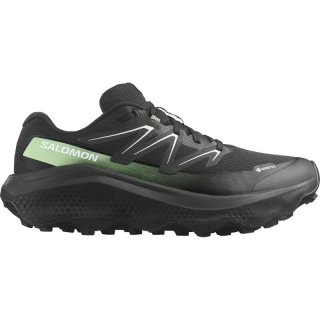 Salomon Herren Trailrunningschuhe SHOES ULTRA FLOW 2 GTX - Schwarz/Schwarz/Patinagrün