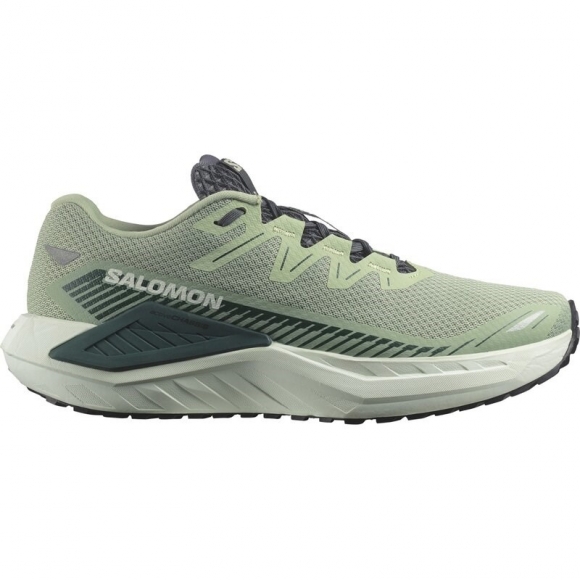 Salomon Herren Laufschuhe SHOES DRX DEFY GRVL Smoke - Rauchgrün/Seemoos/Kanariengrün