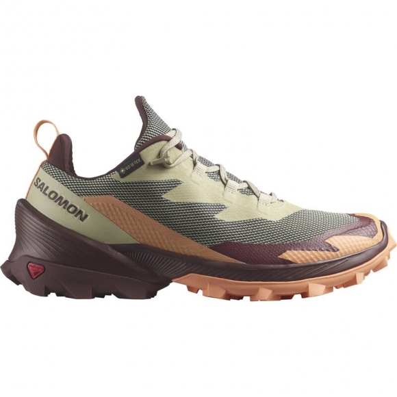 Salomon Damen Multifunktionsschuhe SHOES CROSS OVER 2 GTX W - Luzerne/Cantaloupe/Bitterschokolade