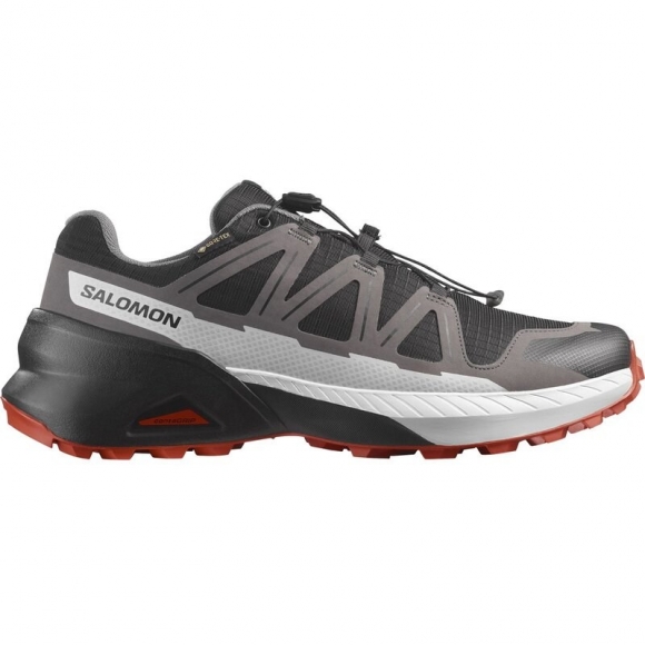 Salomon Herren Trailrunningschuhe SHOES SPEEDCROSS PEAK GTX - Schwarz/Castlerock/Kirschtomate