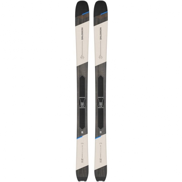 Salomon Herren Freeride Ski T MTN 96 CARB + Skins Rain - Regentag/Prozessblau/Schwarz