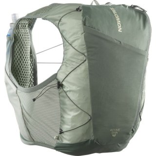 Salomon Rucksack ACTIVE SKIN 12 SET Laurel - Lorbeerkranz/Seerose/ALOE WASH