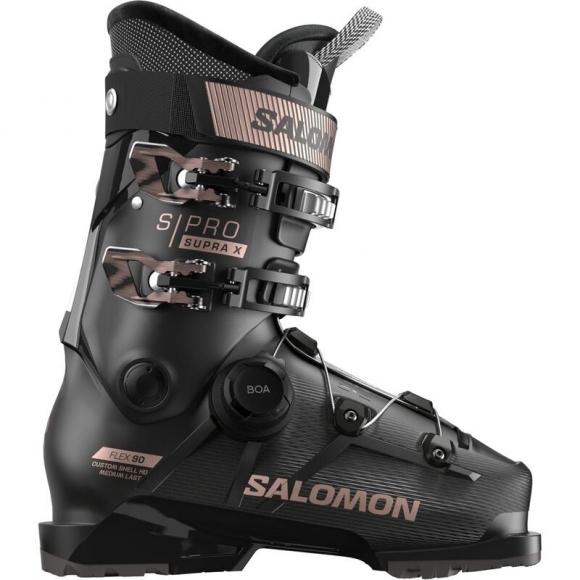 Salomon Damen Ski-Schuhe ALP. BOOTS - Schwarz/Rosagold-Metallic/Rosagold-Metallic