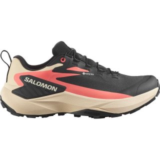Salomon Damen Trailrunningschuhe SHOES GENESIS GTX W - Schwarz/Zarter Pfirsich/Fusionskoralle