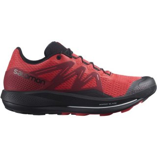 Salomon Herren Trailrunningschuhe SHOES PULSAR TRAIL Poppy - Mohnrot/Fahrradrot/Schwarz