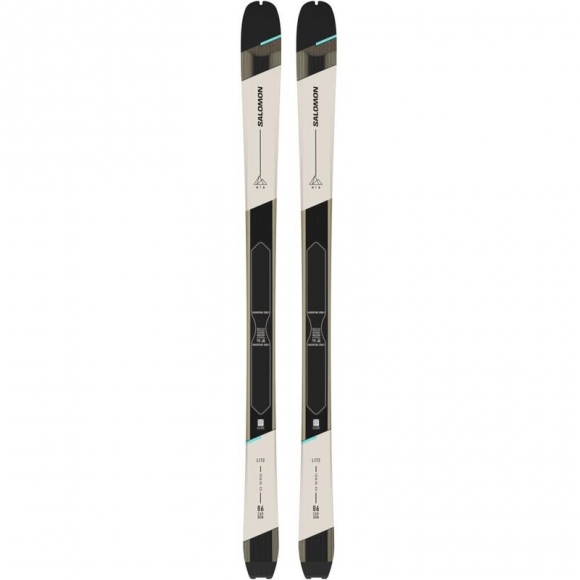 Salomon Damen Freeride Ski T MTN 86 W CARBON + - Regentag/Schwarz/Aruba-Blau
