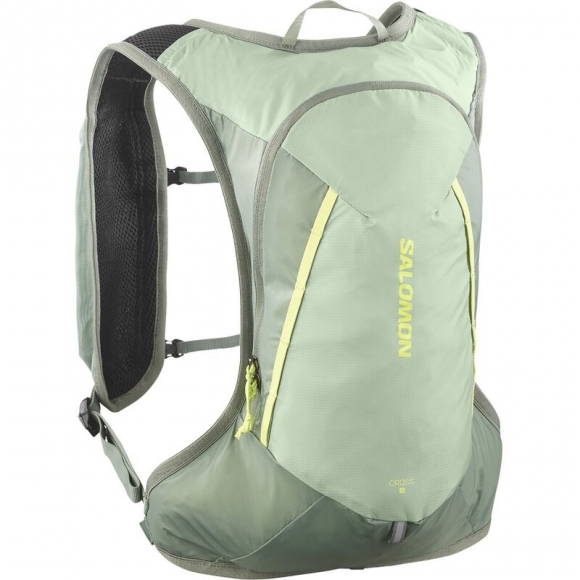 Salomon Rucksack CROSS 8 GREEN - GRÜNES MILIEU / AGAVENGRÜN / Scharfes Grün