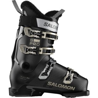 Salomon Damen Ski-Schuhe ALP. BOOTS - Schwarz/Schwarz/Hellbronze-Metallic