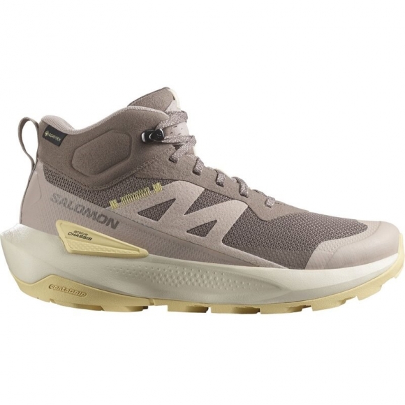 Salomon Damen Trekkingstiefel SHOES ELIXIR ACTIV MID GTX W - Eisen/Etherea/Tuc-Sonnenlicht