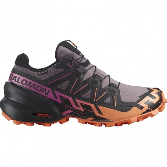 Salomon Damen Trailrunningschuhe SHOES SPEEDCROSS 6 GTX W - Mondlandschaft/Schwarz/Paradiesvogelblume
