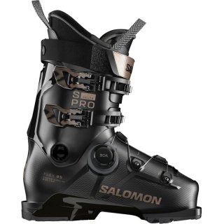 Salomon Damen Ski-Schuhe ALP. BOOTS - Schwarz/Schwarz/Rosagold Metallic