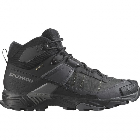 Salomon Herren Multifunktionsstiefel SHOES X ULTRA 5 MID GTX - Schwarz/Asphalt/Castlerock