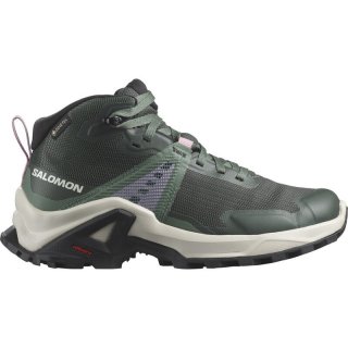 Salomon Kinder Multifunktionsstiefel SHOES X RAISE MID GTX J - Urban Chic/Regentag/Rosa Lavendel