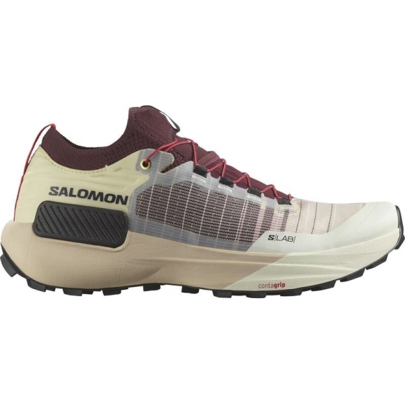 Salomon Herren Trailrunningschuhe SHOES - Vanilleeis/Dekadente Schokolade/Schwarz