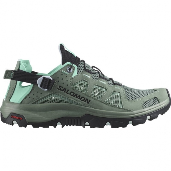 Salomon Damen Aquaschuhe SHOES TECHAMPHIBIAN 5 W - Lorbeerkranz/Arktische Eis/Marineblau