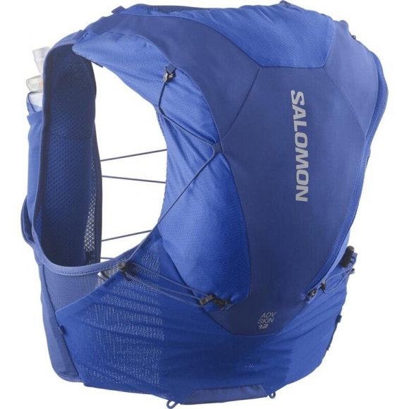 Salomon Rucksack ADV SKIN 12 SET NAUTICAL - NAUTISCHES BLAU/Limoges