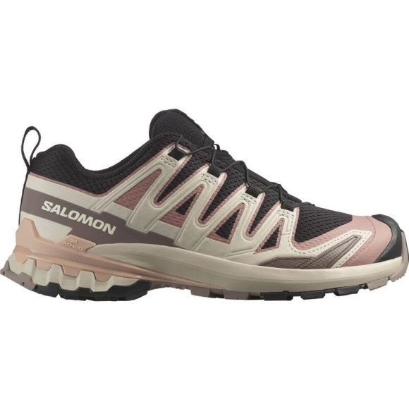 Salomon Damen Trailrunningschuhe SHOES XA PRO 3D V9 W - Schwarz/Wurzelholz/Mahagonirose