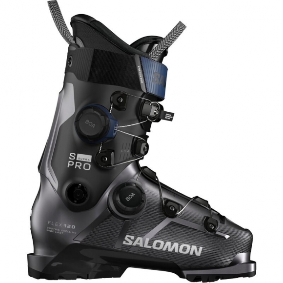 Salomon Herren Ski-Schuhe ALP. BOOTS - Beluga Metallic/Schwarz/Estate Blue