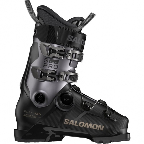 Salomon Herren Ski-Schuhe ALP. BOOTS - Schwarz/Belugametallic/Titanmetall Pd