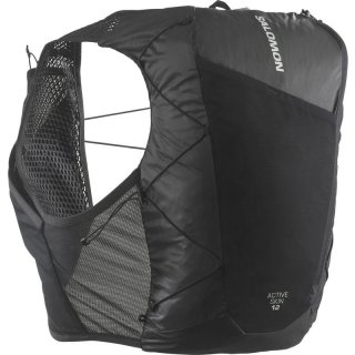 Salomon Rucksack ACT SKIN 12 NO FLASKS - SCHWARZ / METALL