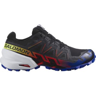 Salomon Herren Trekkingsandale SHOES SPEEDCROSS 6 GTX BLUE FIRE - Schwarz/Surf the Web/Sicherheit Gelb