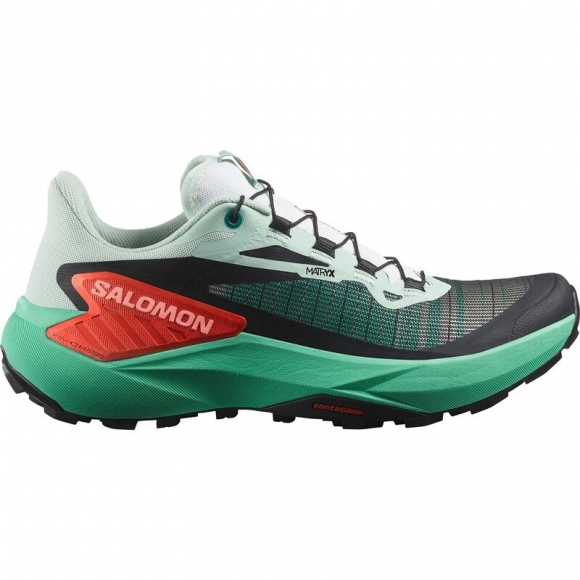 Salomon Damen Trailrunningschuhe SHOES GENESIS W - Bay/Elektrisches Grün/Kirschtomate