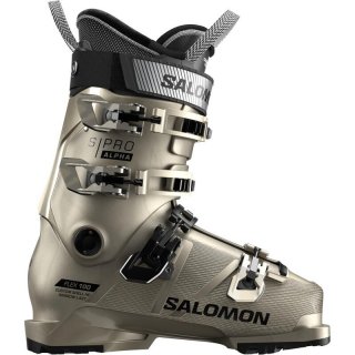 Salomon Damen Ski-Schuhe ALP. BOOTS - Hellbronze Metallic/Schwarz/Schwarz