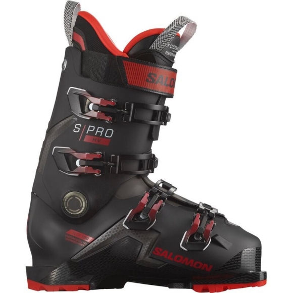 Salomon Herren Ski-Schuhe ALP. BOOTS - Schwarz/Rot/Beluga
