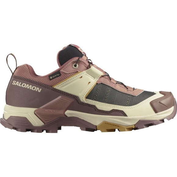 Salomon Damen Multifunktionsschuhe SHOES X ULTRA 5 GTX W - Burlwood/French Roast/Rattan
