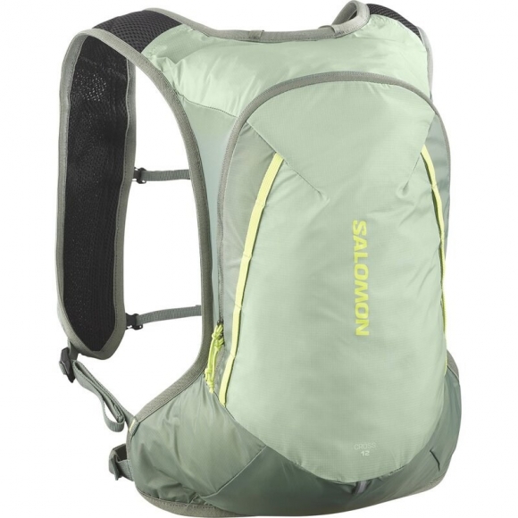 Salomon Rucksack CROSS 12 GREEN - GREEN MILIEU / AGAVE GREEN / Sharp Green
