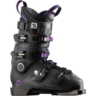 Salomon Damen Skischuhe "X MAX - Schwarz/Metallic-Schwarz/Lila