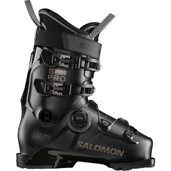 Salomon Herren Ski-Schuhe ALP. BOOTS - Black/Black/Titanium Metallic