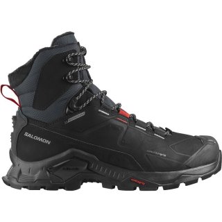 Salomon Herren Trekkingsandale SHOES QUEST WINTER TS CSWP - Schwarz/Goji-Beere/Monument