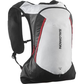 Salomon Rucksack CROSS 12 - SCHWARZ/WEISS/ROT (HOCHRISIKO)