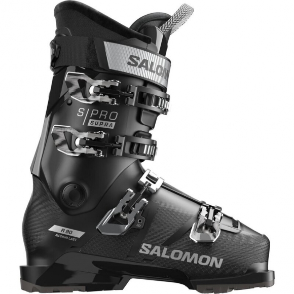 Salomon Damen Ski-Schuhe ALP. BOOTS - Schwarz/Silber Metallic/Silber Metallic