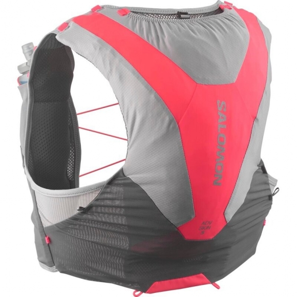 Salomon Rucksack ADV SKIN 5 SET - CASTELROCK/LEGIERUNG/NEONFLAMME