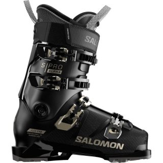 Salomon Damen Ski-Schuhe ALP. BOOTS - Schwarz/Hellbronze Metallic/Schwarz
