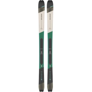 Salomon Damen Freeride Ski T MTN 86 W PRO + Skins Aruba - Rainy Day/Black/Aruba Blue
