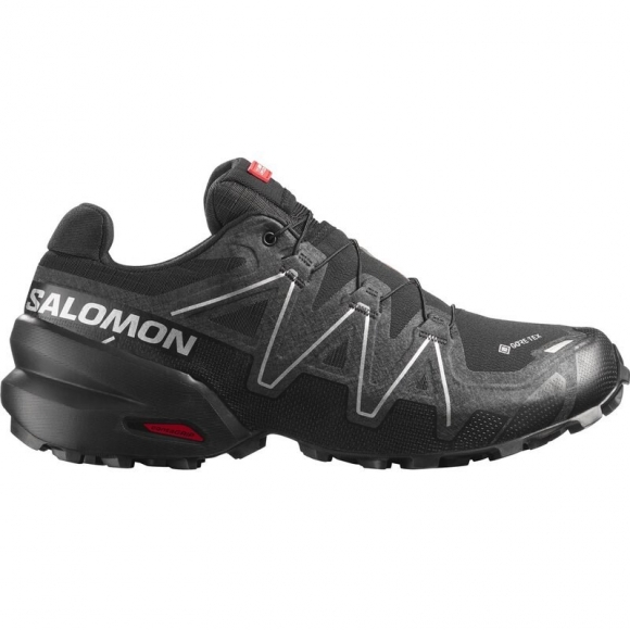 Salomon Herren Trekkingsandale SHOES SPEEDCROSS 6 GTX 20 YEARS Q1 - Schwarz/Ftw Silber/Schwarz