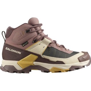 Salomon Damen Trekkingstiefel SHOES X ULTRA 5 MID GTX W - Wurzelholz/Französische Röstung/Rattan