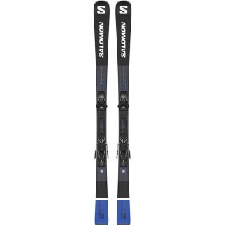 Salomon Herren All-Mountain Ski E - Schwarz/Rennblau/Weiß