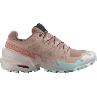 Salomon Damen Trailrunningschuhe SHOES SPEEDCROSS 6 W - Mahagonirose/Gedämpftes Violett/Eisiges Aqua