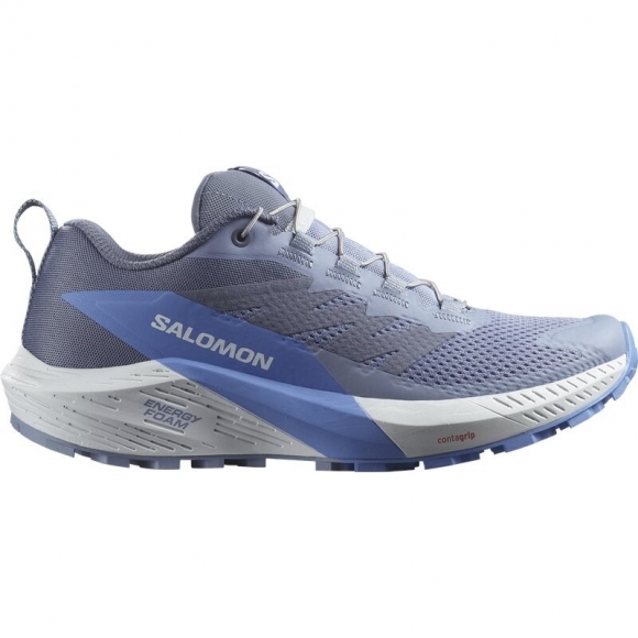 Salomon Damen Trailrunningschuhe SHOES SENSE RIDE 5 W - Stonewash/Balladenblau/Provence