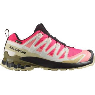 Salomon Damen Trailrunningschuhe SHOES XA PRO 3D V9 GTX W - Rotrot/Vanilleeis/Martini-Olive