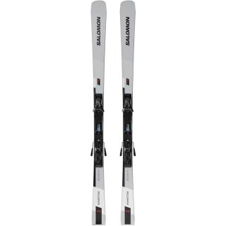 Salomon Herren All-Mountain Ski E - Silber Metallic/Schwarz/Weiß