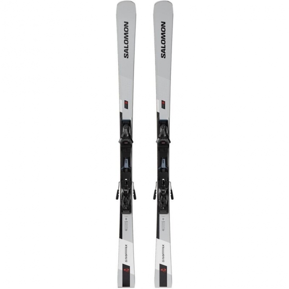 Salomon Herren All-Mountain Ski E - Silber Metallic/Schwarz/Weiß