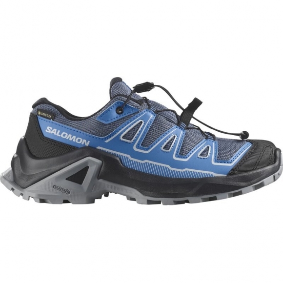 Salomon Kinder Walkingschuhe SHOES X ULTRA GTX J - Turbulenz/Schwarz/Französischblau