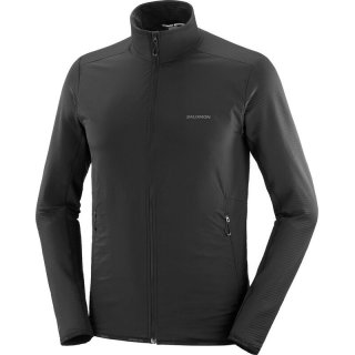 Salomon Herren Jacke SNTIAL LIGHTWARM HYBRID M DEEP - TIEFSCHWARZ