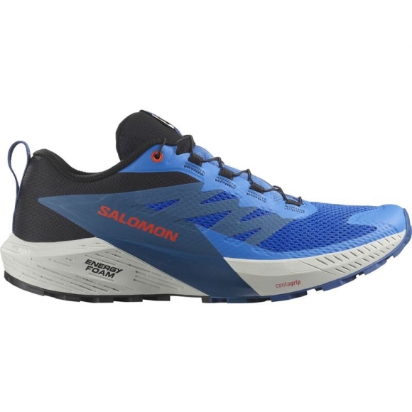 Salomon Herren Trailrunningschuhe SHOES SENSE RIDE 5 - Französischblau/Schwarz/Dunkelblau
